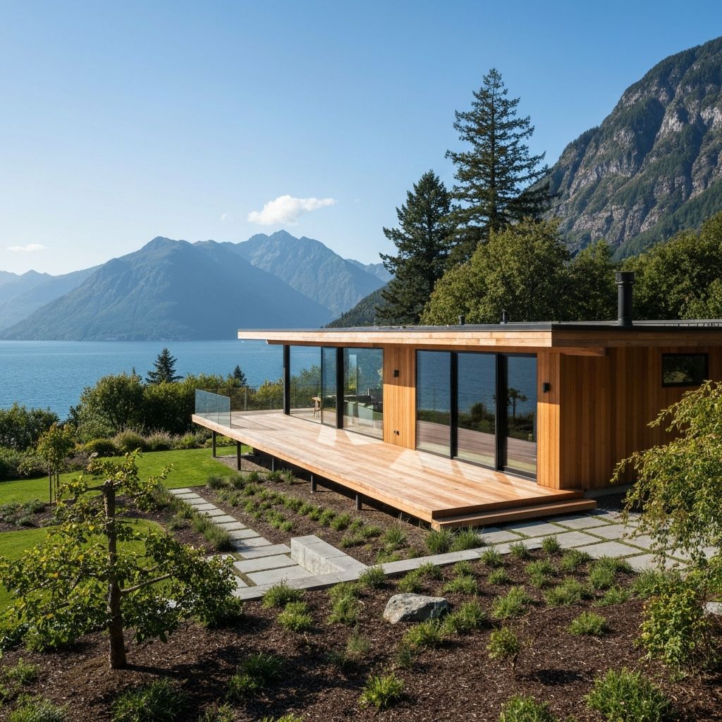 Contemporary Lake House